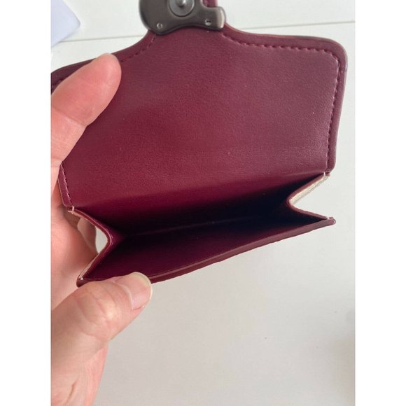 NWT COACH Tabby Small Wallet With Wildflower Print (1364) - Picture 9 of 11